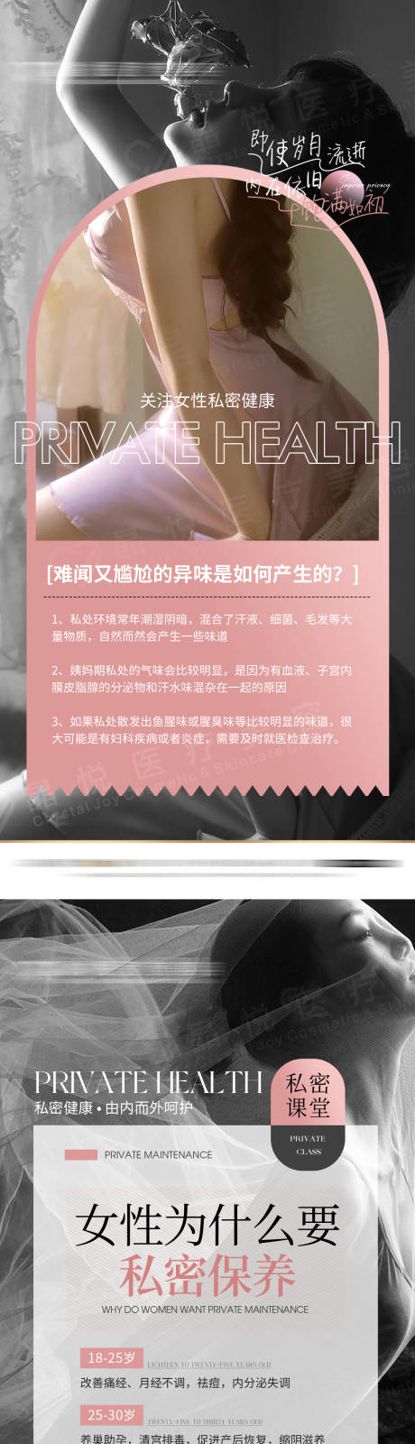源文件下载【医美私密早安科普海报】编号：68190015552688995