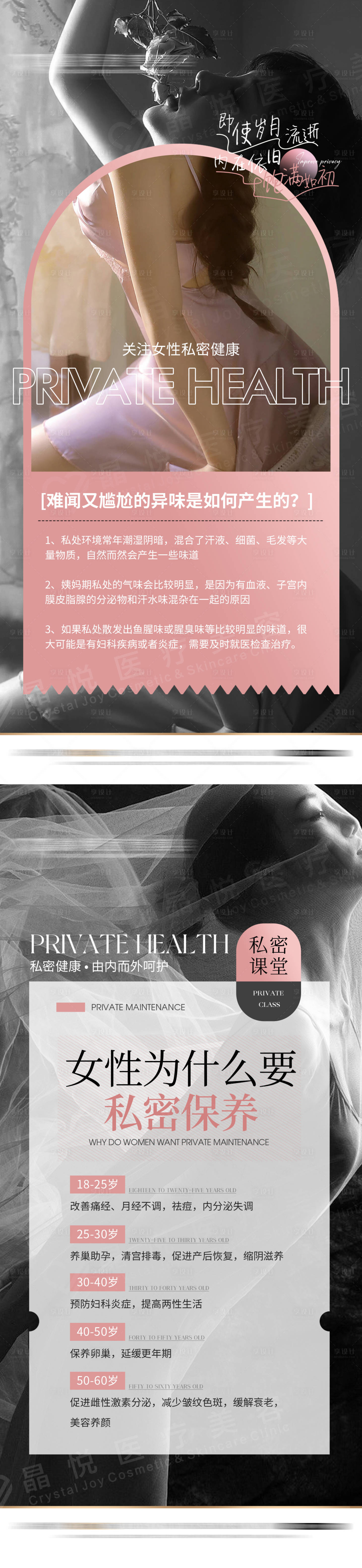 源文件下載【享設計】搜索編號：68190015552688995【醫美私密早安科普海報】