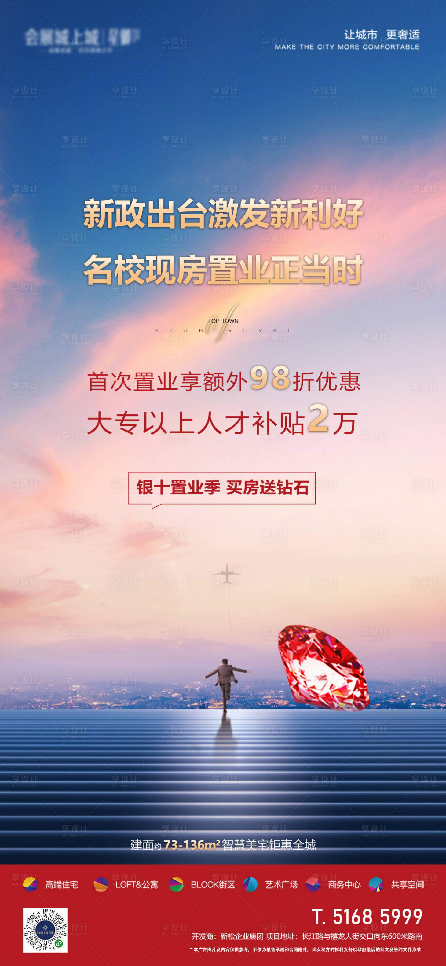 源文件下载【地产新政海报】编号：96660015716353981