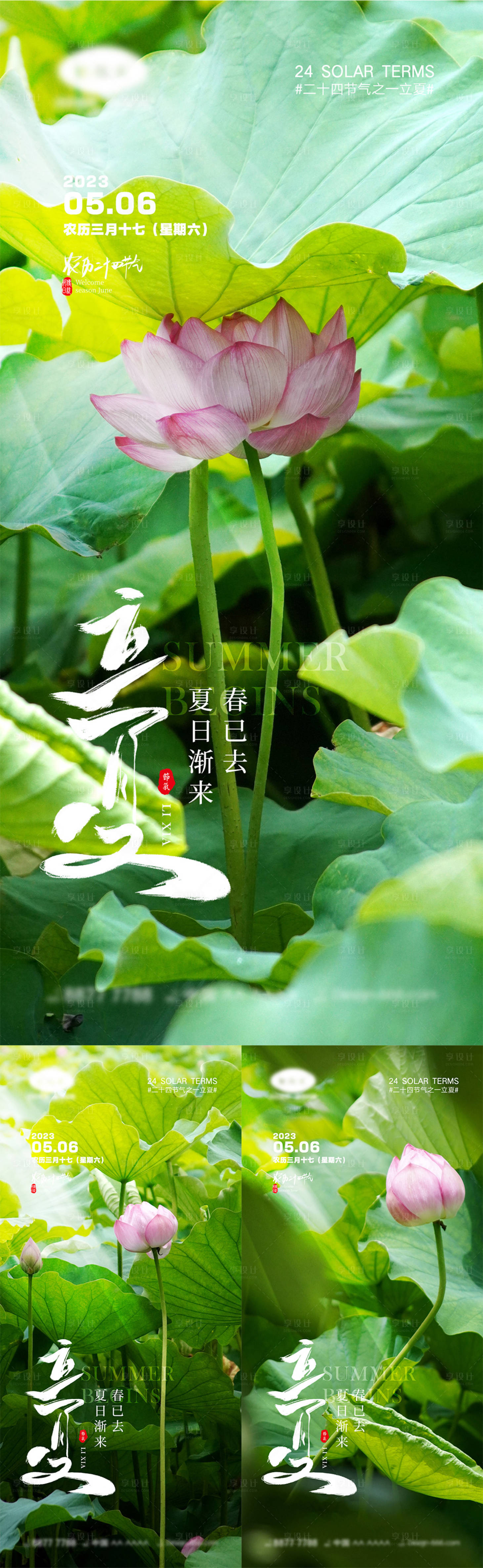源文件下载【立夏节气海报】编号：31250015677025109