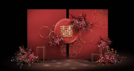 源文件下載【享設計】搜索編號：54610015197853355【中式婚禮迎賓區(qū)】