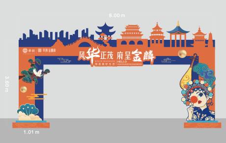 源文件下载【国潮门头】编号：36910015448102702