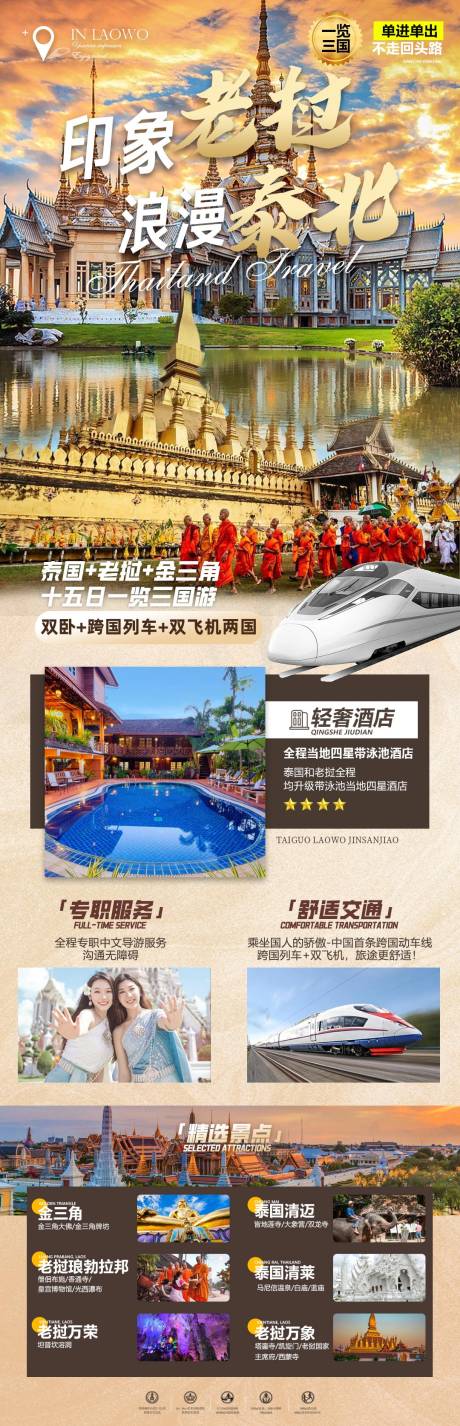 源文件下載【享設計】搜索編號：54800015348122918【印象老撾海報】