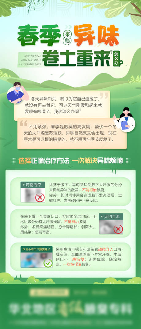 源文件下载【春季医疗海报】编号：16600015707581624