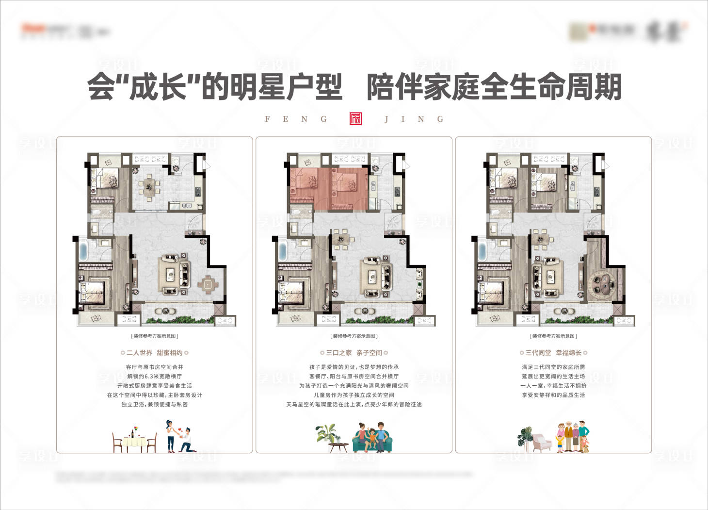 源文件下載【享設計】搜索編號：16620015407972242【戶型價值燈箱】