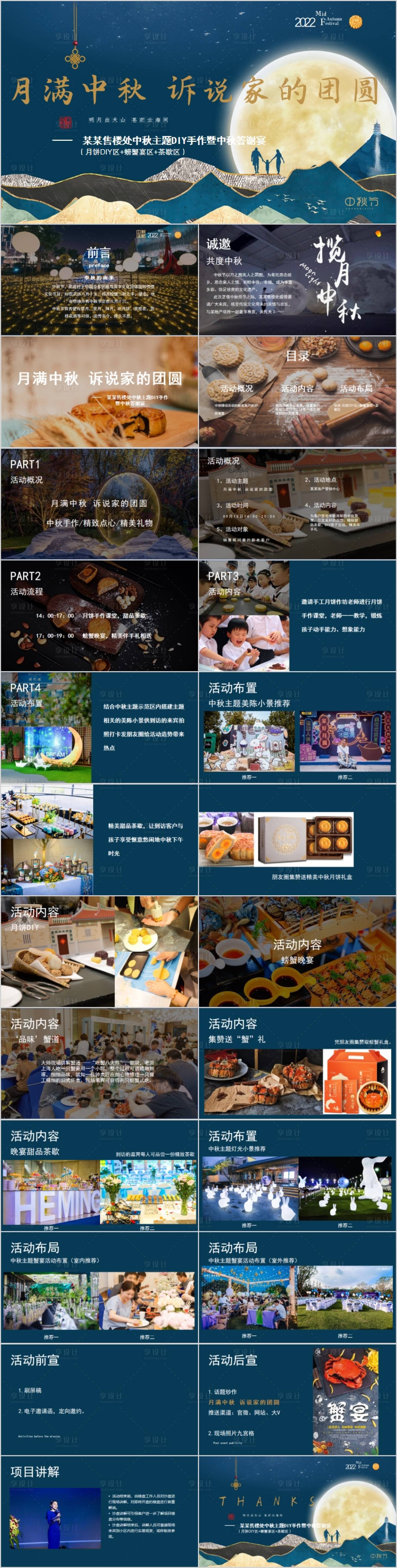 源文件下載【享設計】搜索編號：15230015546065122【地產中秋活動方案PPT】