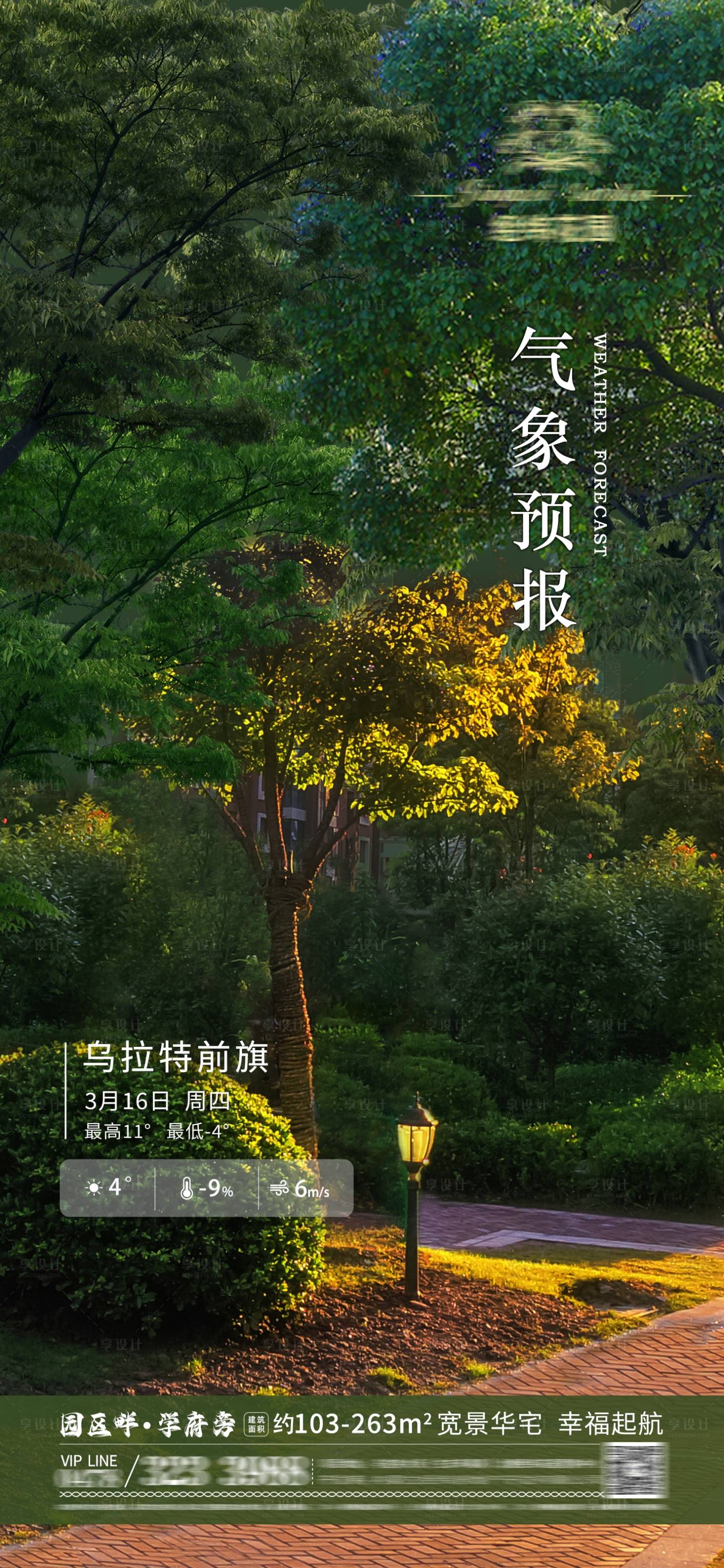源文件下載【地產天氣預報氣象體系列海報】編號：54240015371465413