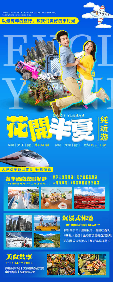 源文件下载【云南旅游海报】编号：18990015257091515
