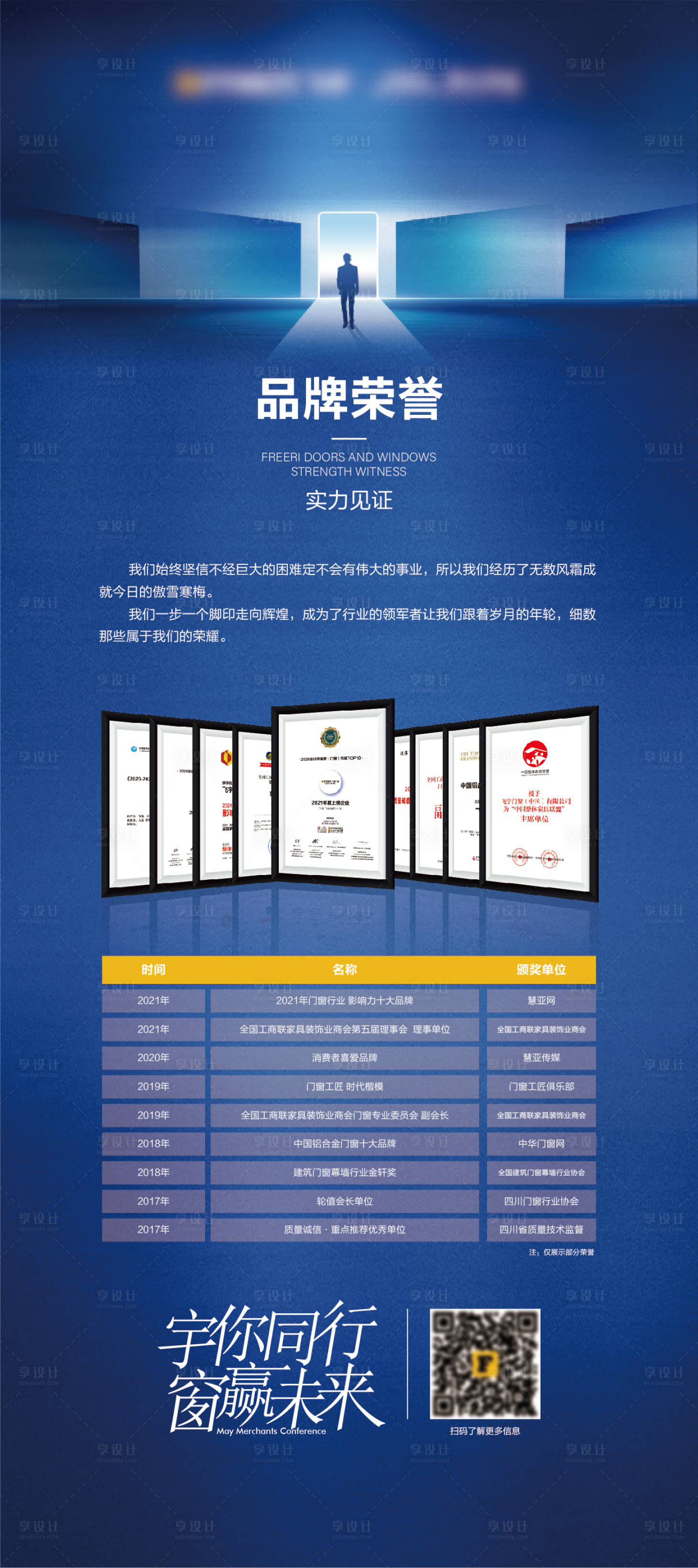 源文件下載【享設計】搜索編號：22920015703829097【品牌榮譽海報】