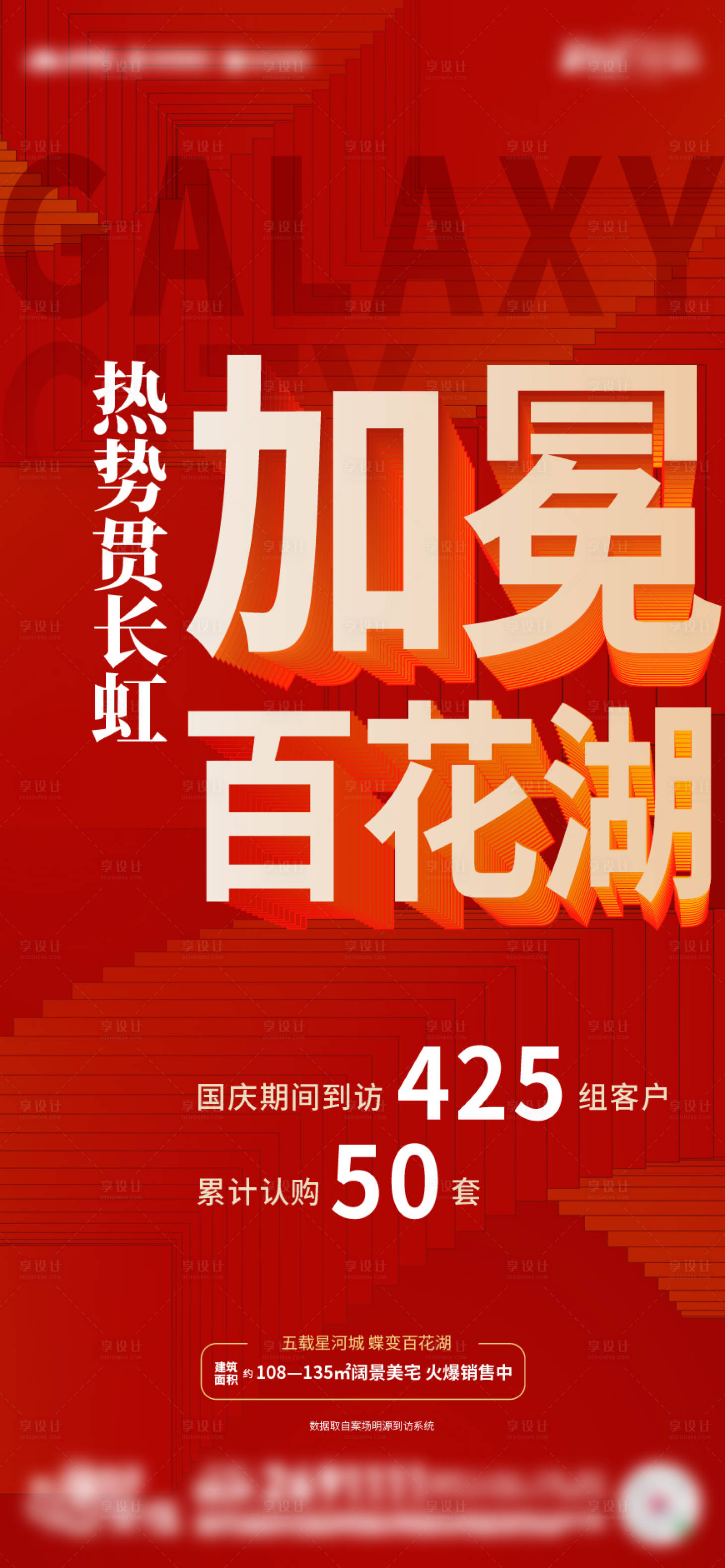源文件下载【地产热销红金海报】编号：18300015395183115