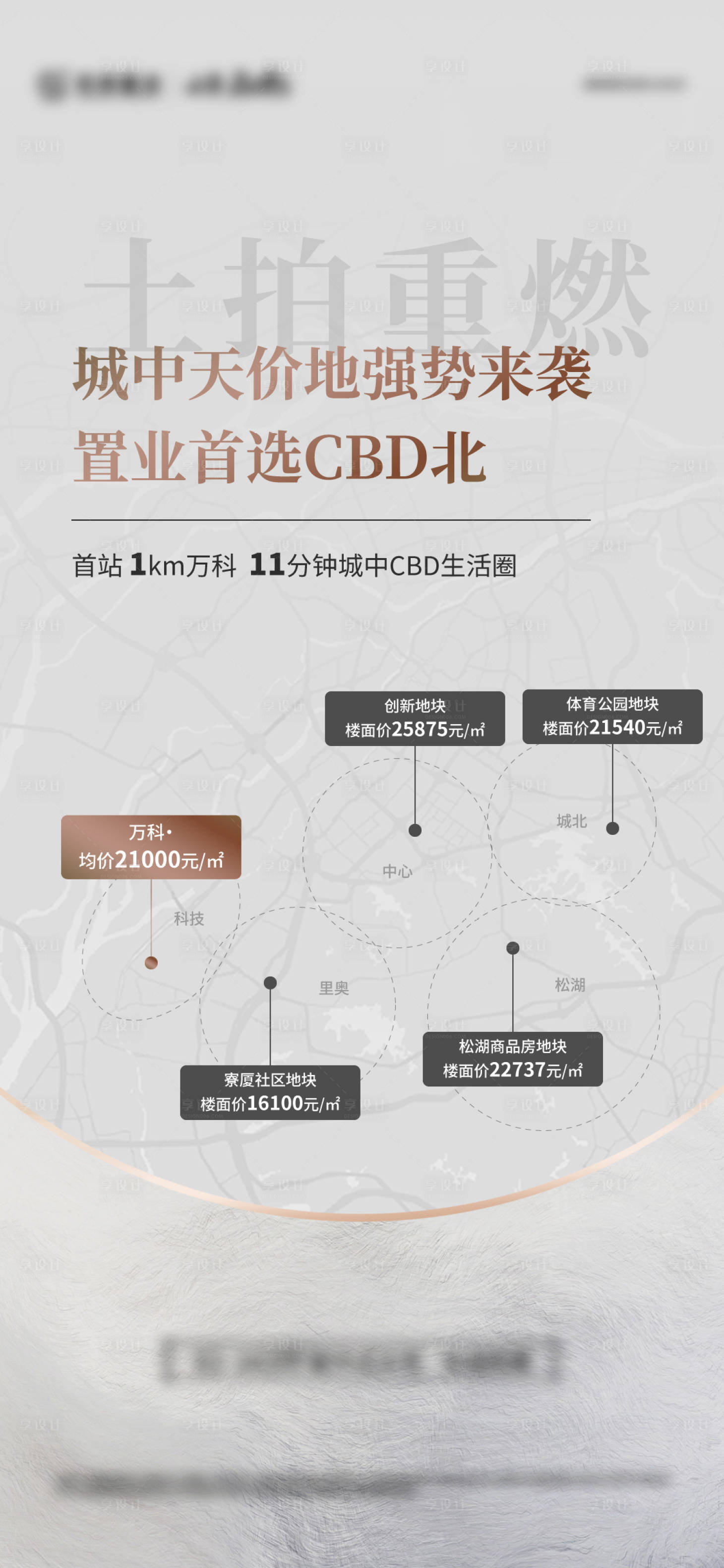 源文件下載【享設計】搜索編號：59400015378992416【地產質感房價對比單圖】