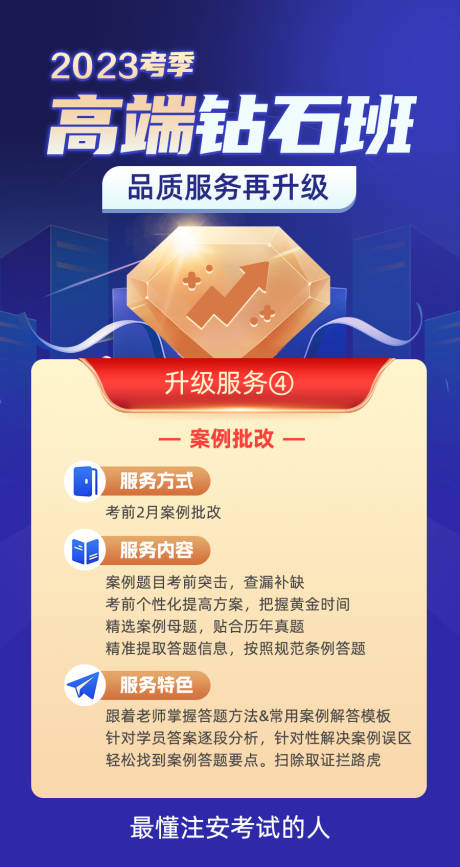 源文件下载【教育取证蓝金高端钻石班升级海报】编号：31570015570878118