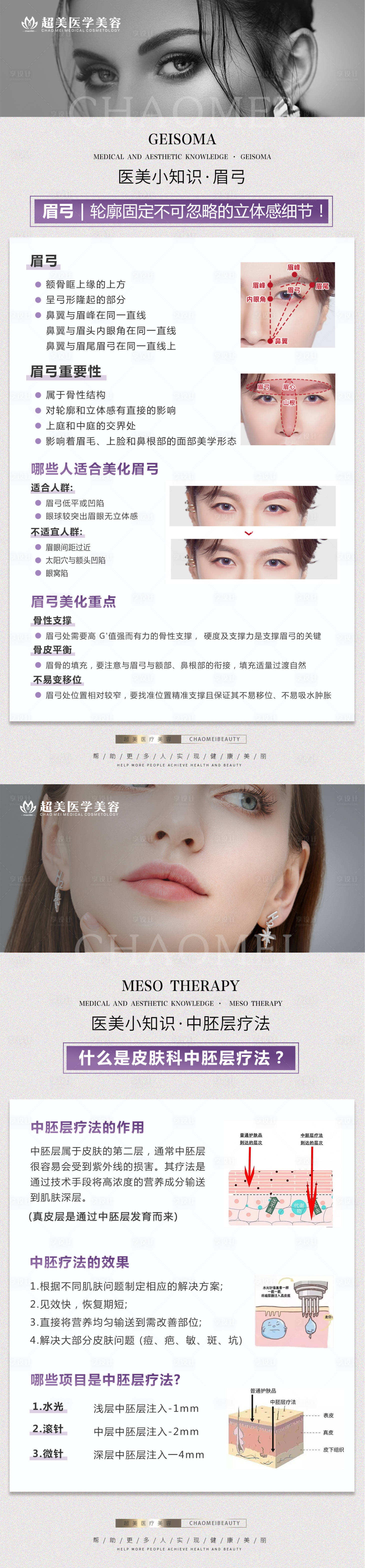 源文件下載【享設計】搜索編號：14040015597184866【醫美科普海報】