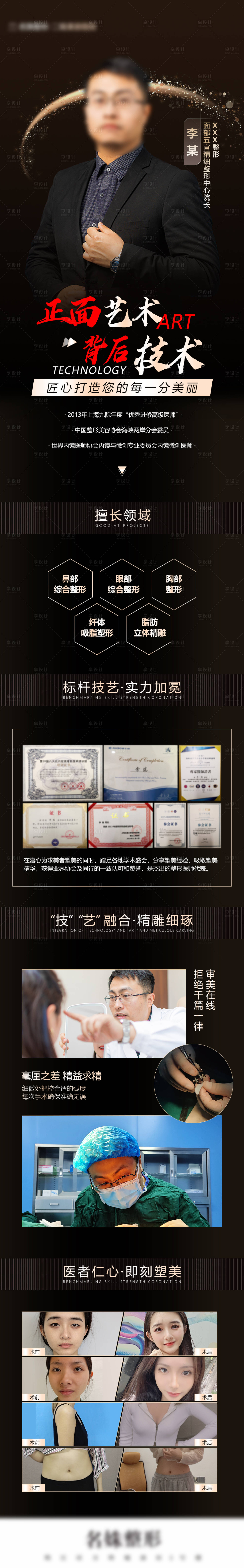 源文件下载【享设计】搜索编号：21790015251602643【外科医生简介】