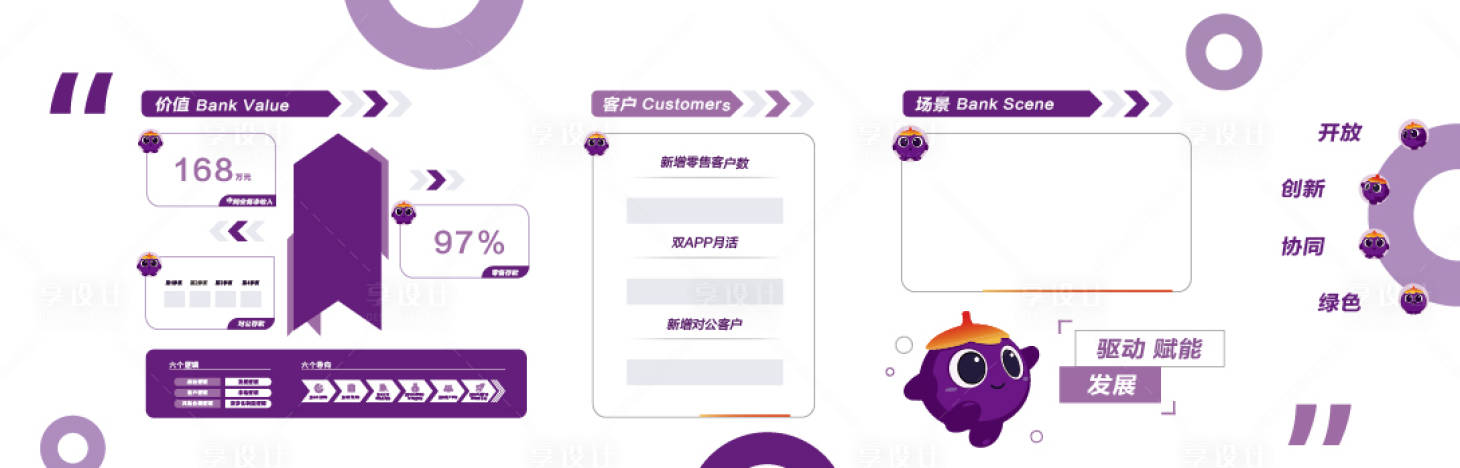 源文件下载【享设计】搜索编号：31670015135118576【企业进度表文化墙背景板】