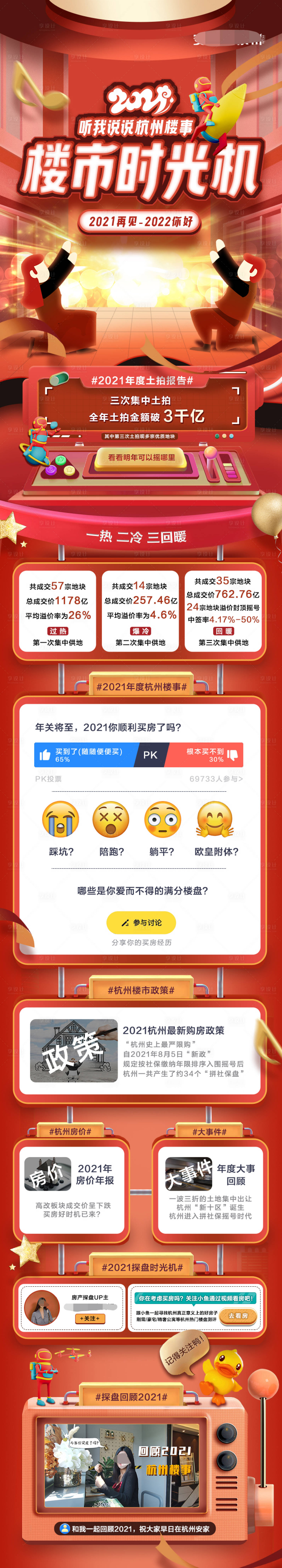 源文件下載【享設計】搜索編號：40320015065557087【地產年度總結活動長圖海報】