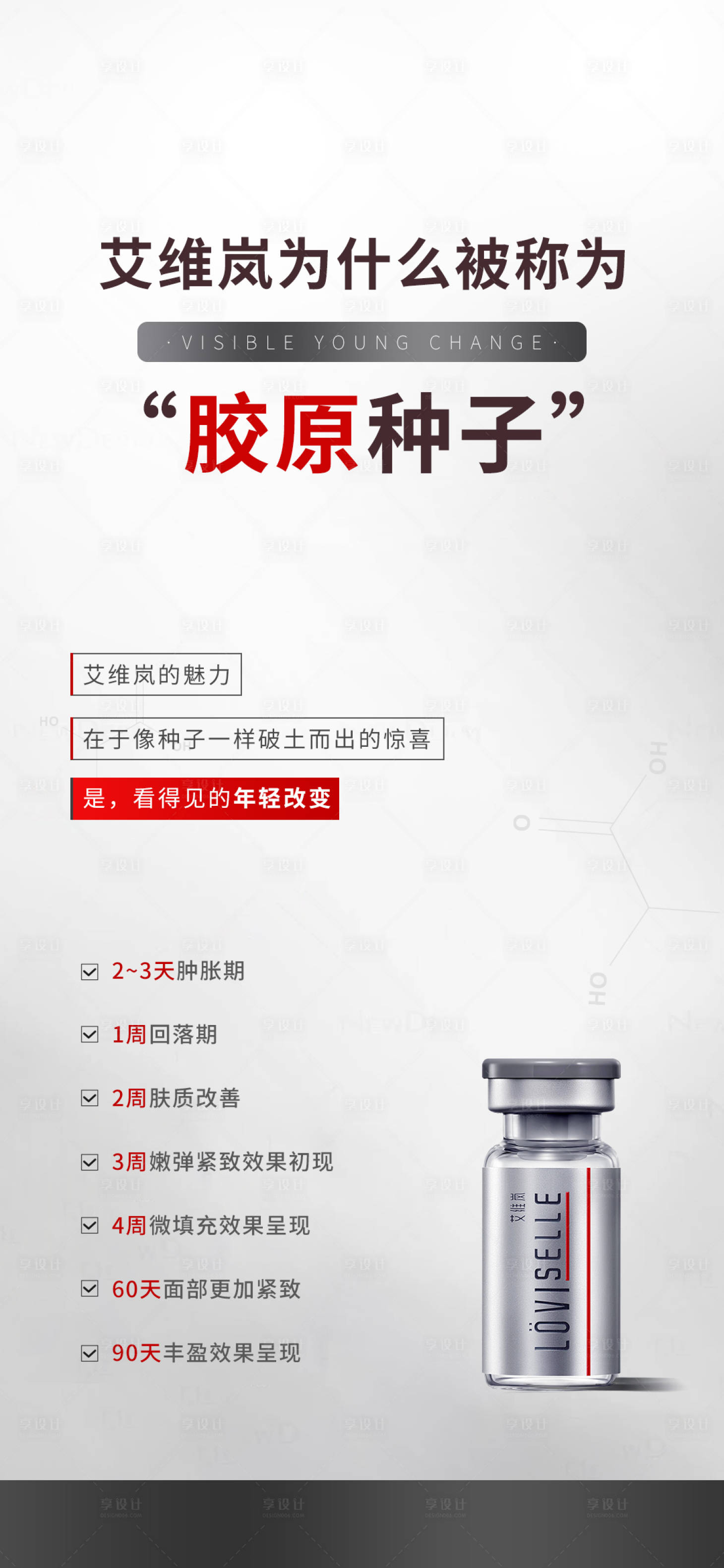 源文件下载【享设计】搜索编号：63550015338218513【艾维岚胶原海报】