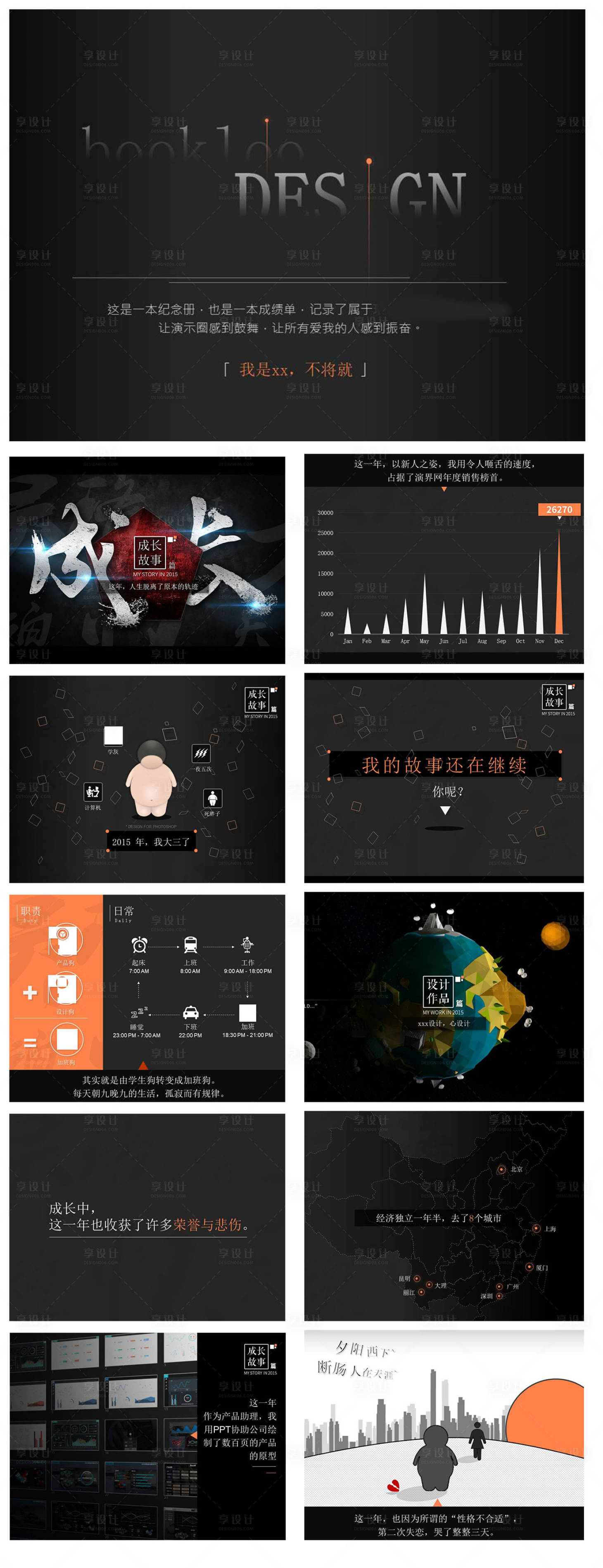 源文件下载【享设计】搜索编号：52090015129946519【个人总结PPT】