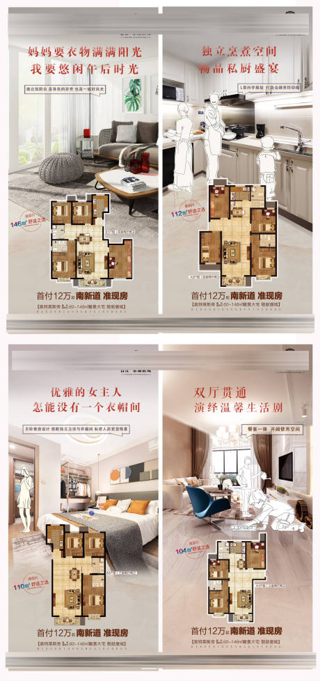 源文件下载【地产户型卖点海报】编号：94380015611803302