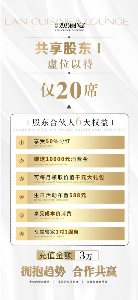 源文件下載【享設(shè)計】搜索編號：12060015732677888【微商招商海報金色】