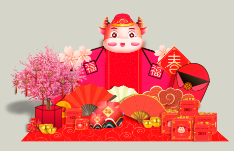 源文件下载【新春美陈堆头】编号：54920015520177742