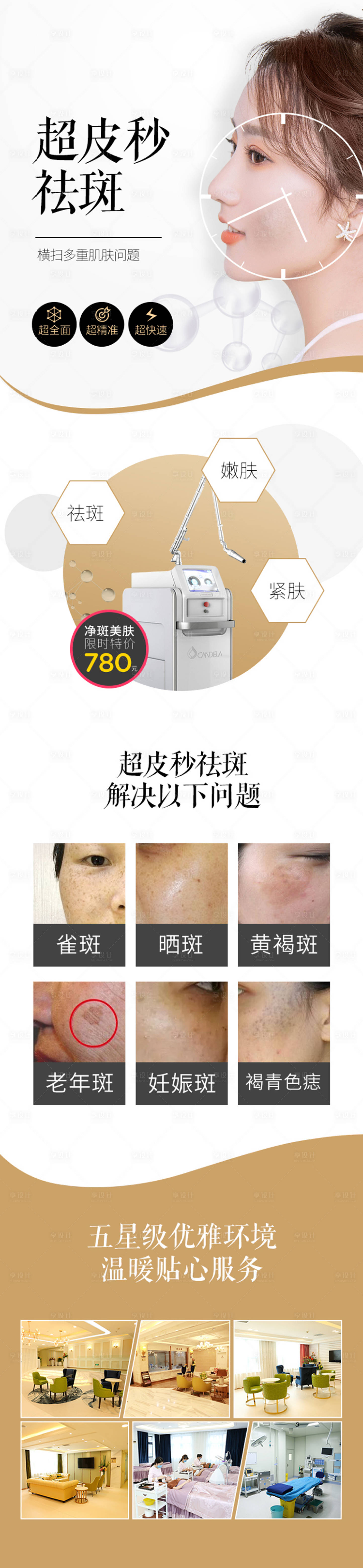 源文件下載【享設計】搜索編號：51760015589615035【醫美超皮秒詳情頁】
