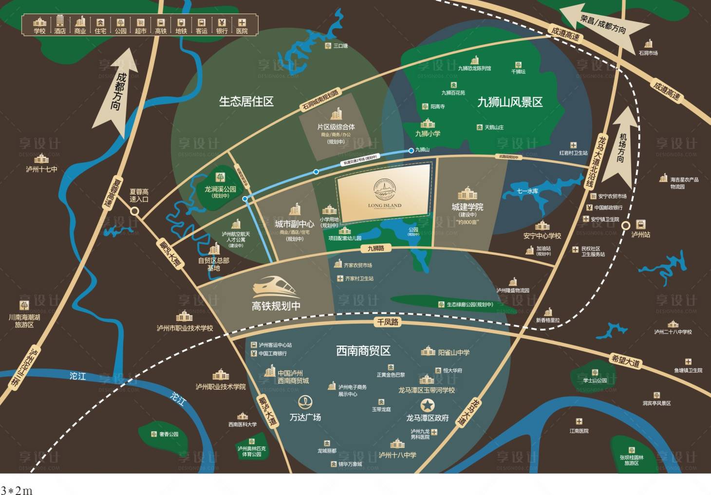 源文件下載【享設計】搜索編號：90000015177585891【地產區位圖】