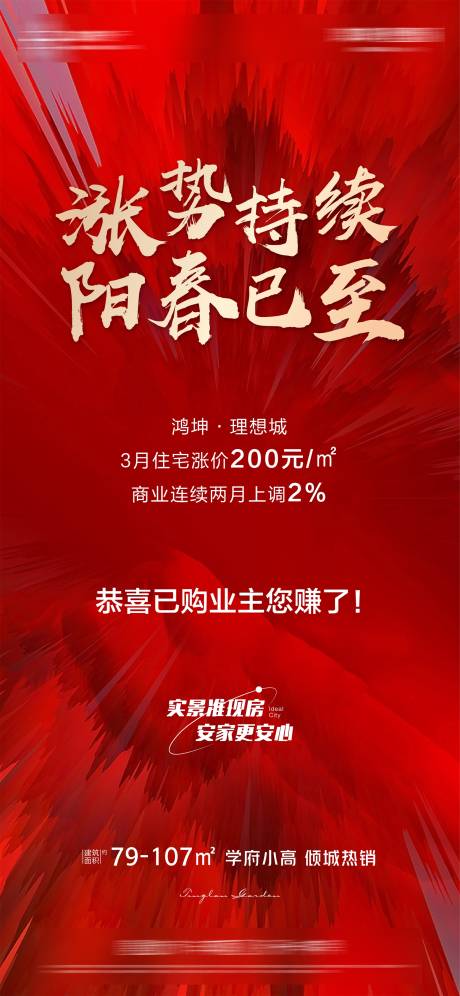 源文件下载【享设计】搜索编号：82620015621268433【上涨涨价热销海报】