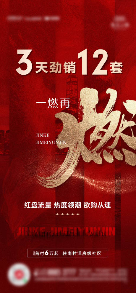 源文件下载【地产热销海报】编号：71330015419921196