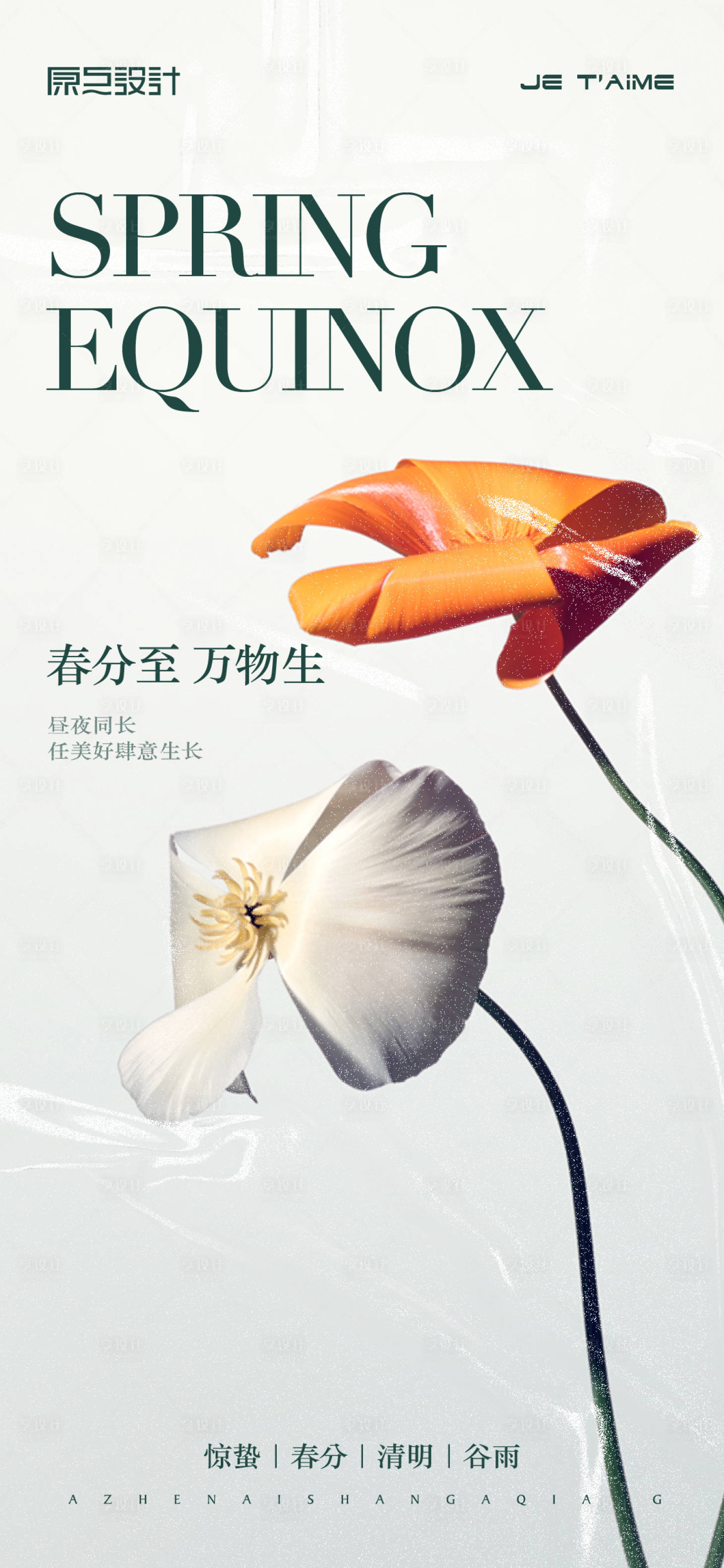 源文件下載【春分節(jié)氣海報(bào)】編號(hào)：49890015377019517