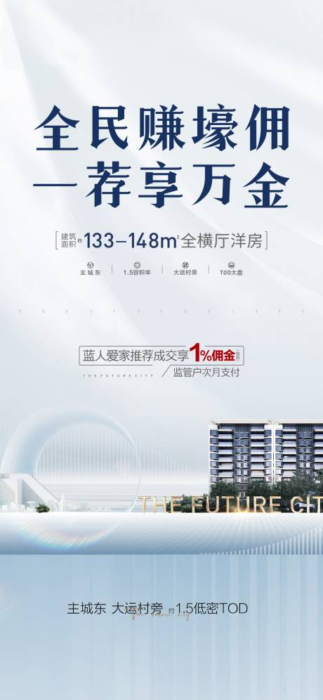 源文件下载【房地产老带新海报】编号：20230323131409270