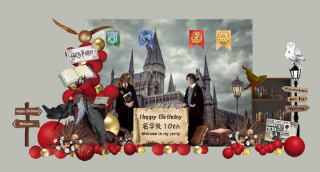 源文件下载【享设计】搜索编号：56160015623634298【生日十岁成长礼宝宝宴背景板】