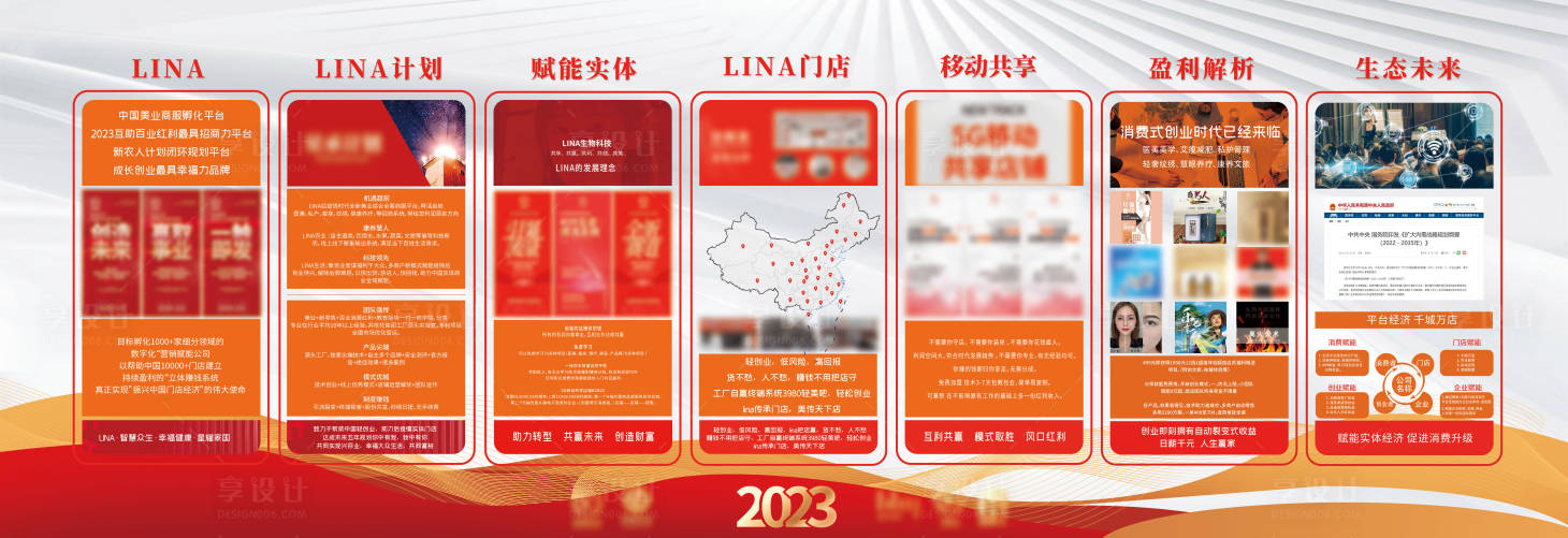 源文件下载【享设计】搜索编号：74230015106409805【企业宣传介绍文化墙背景板】