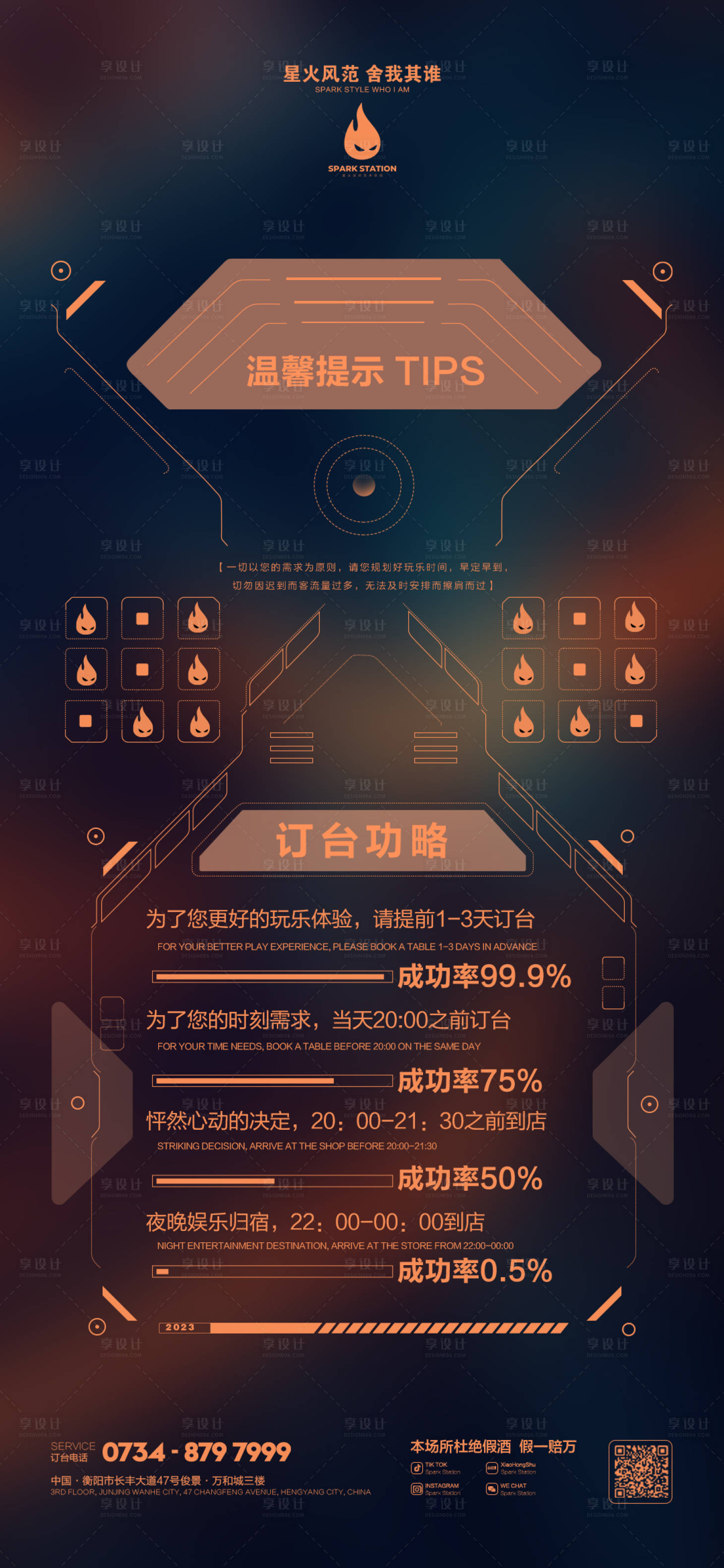 源文件下载【享设计】搜索编号：13990015473254878【酒吧订台攻略简约海报】