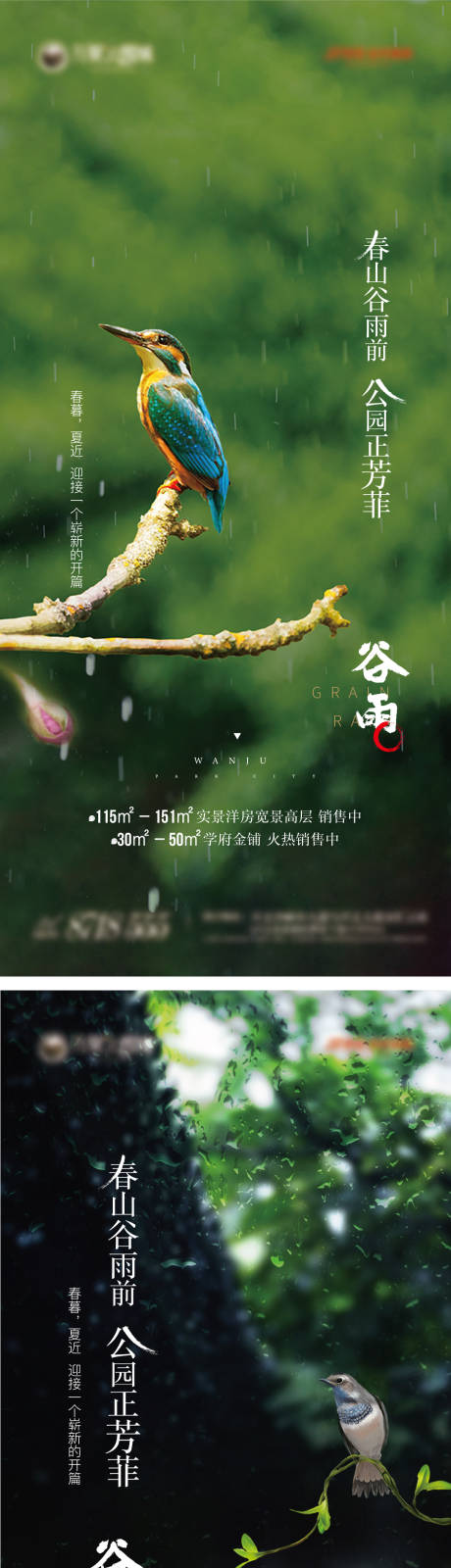 源文件下载【谷雨节气海报】编号：92030015749635814