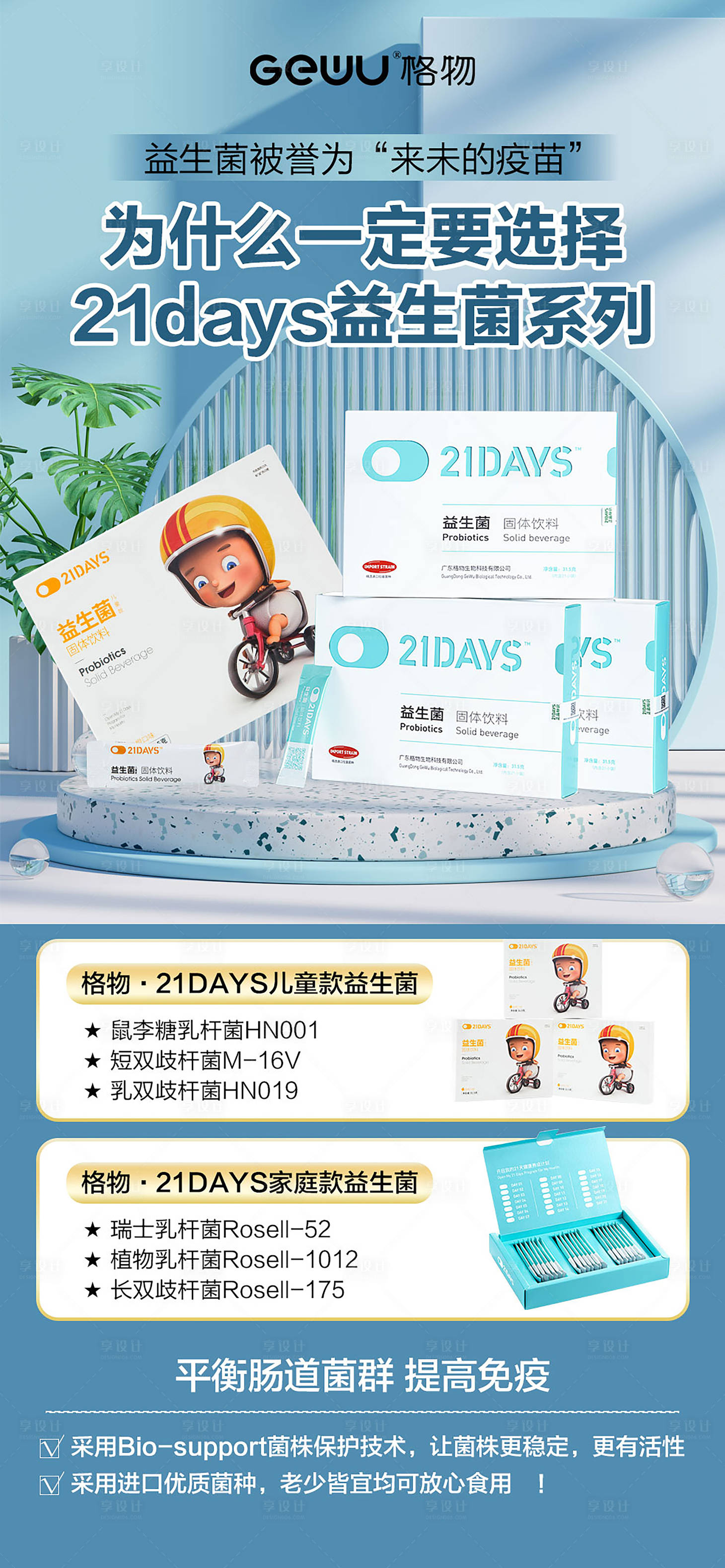 源文件下载【享设计】搜索编号：24220015288141962【益生菌科普宣传海报】