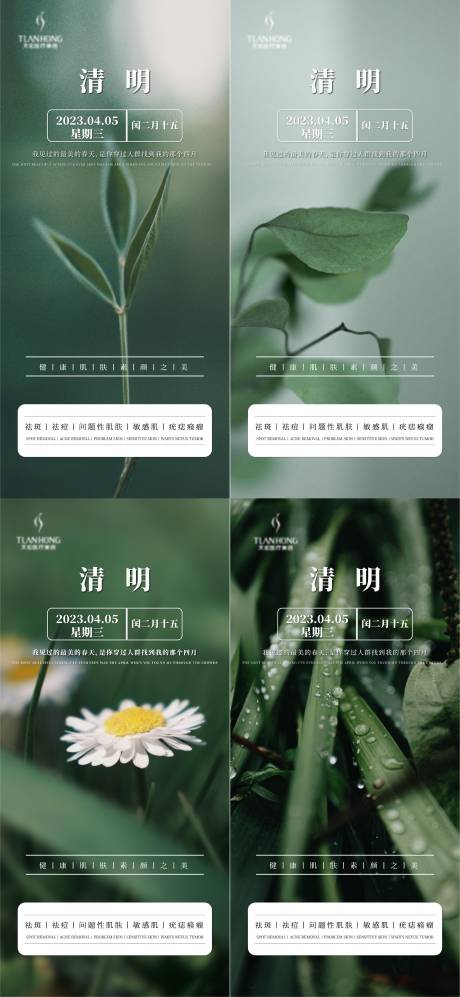 源文件下載【清明節系列海報】編號：57450015352833927