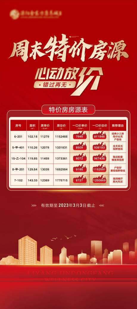 源文件下载【地产住宅特价房展架海报】编号：29240015732957032