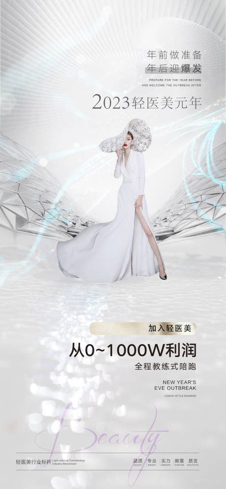 源文件下载【医美促销简约海报】编号：28990015388234580