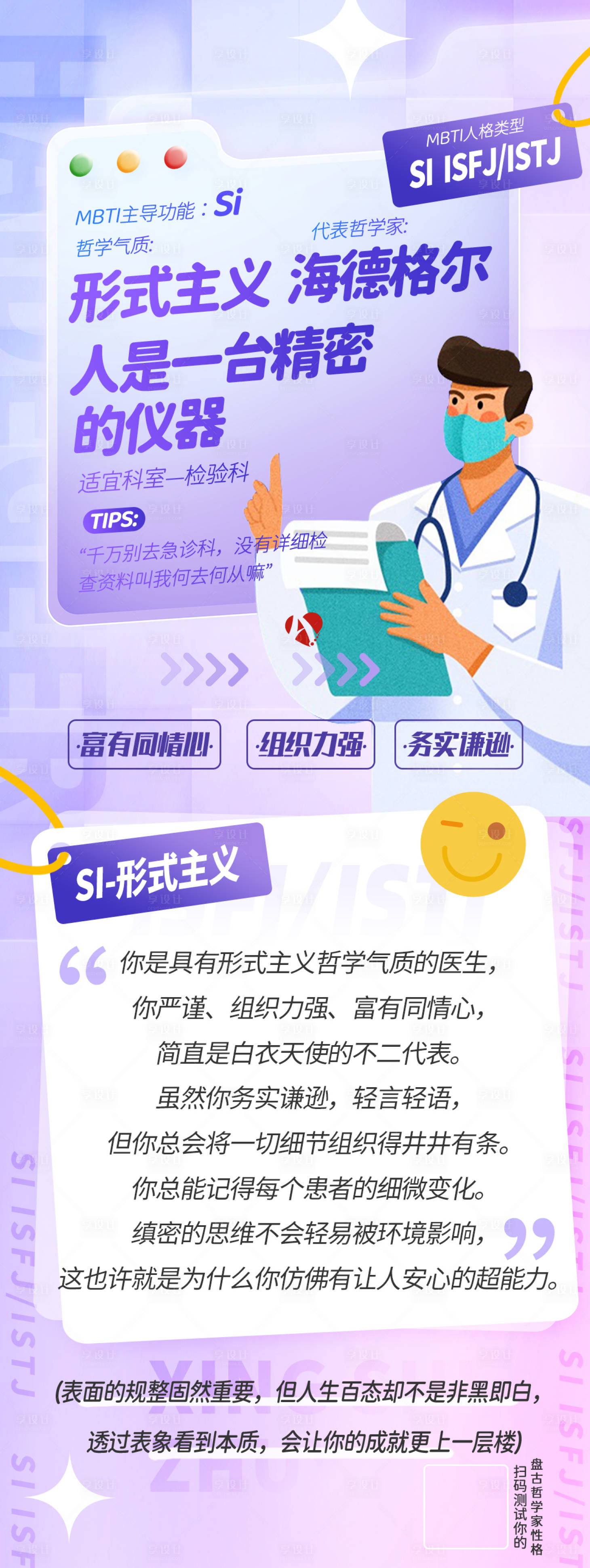 源文件下載【享設計】搜索編號：99190015420945344【mbti人格測試專題設計長圖】