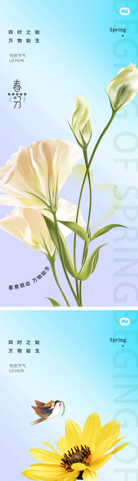 编号：20230311133827296【享设计】源文件下载-春分节气花卉简约海报