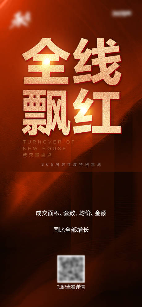 源文件下载【全线飘红宣传红金海报】编号：93890015246269512