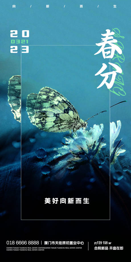 春风节气海报-源文件【享设计】