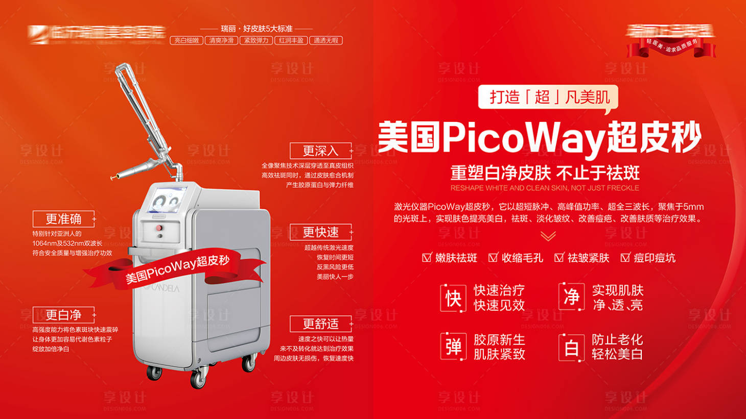 源文件下载【美国PicoWay超皮秒海报展板】编号：52060015315792587