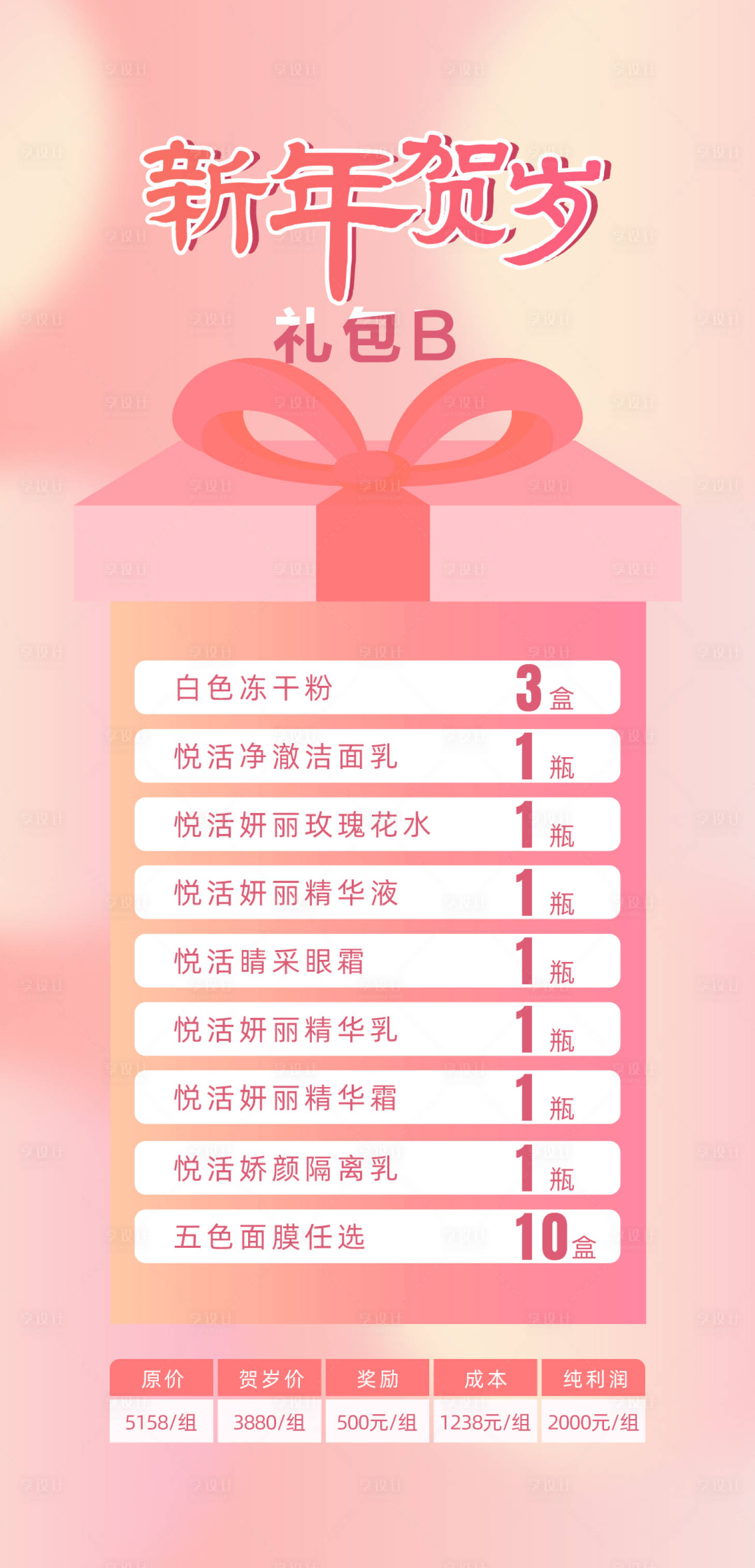 源文件下載【賀歲禮包醫美海報】編號：18720015458497460