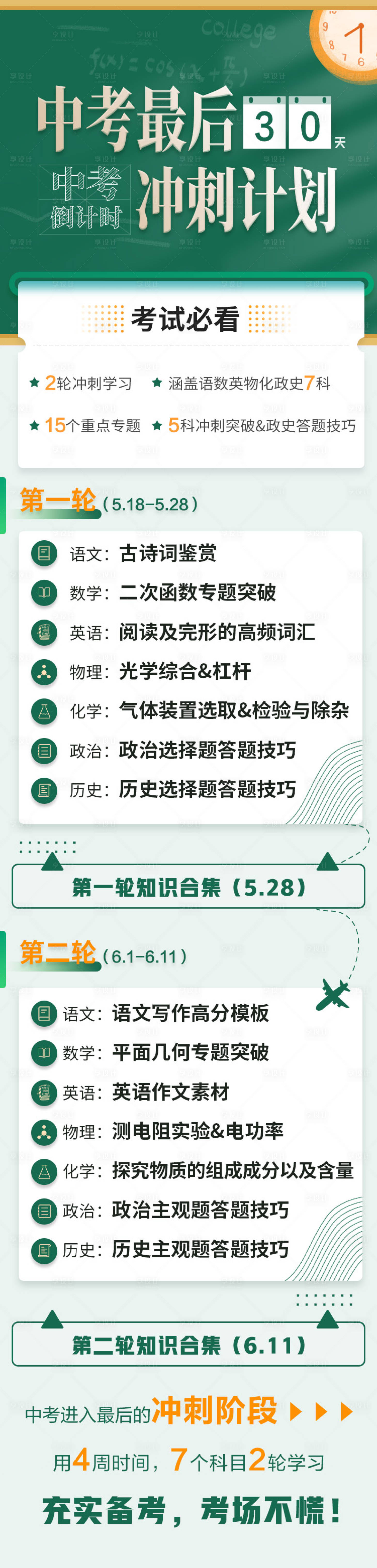 源文件下載【享設計】搜索編號：58230015737358039【中考倒計時】