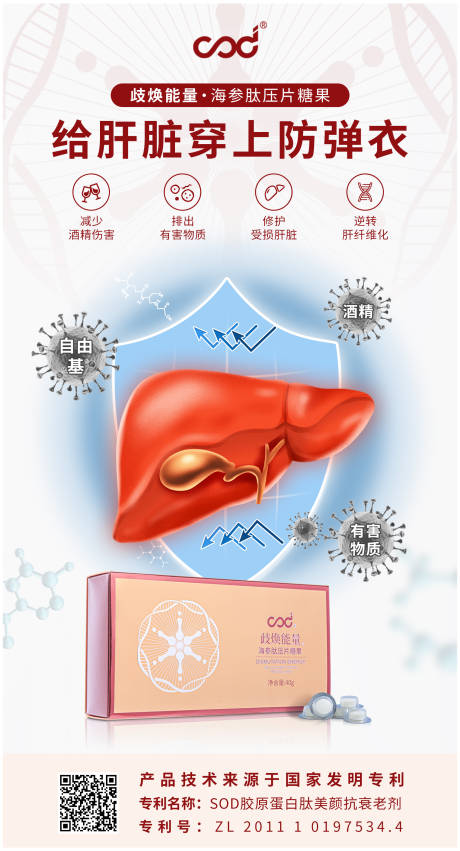 编号：20230308172055338【享设计】源文件下载-保护肝脏保健品海报