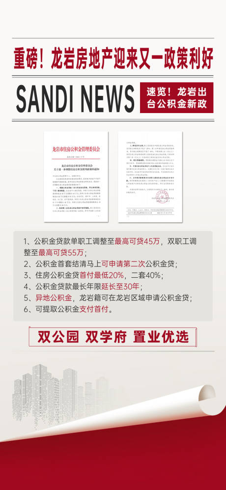 源文件下載【地產政策利好海報】編號：30840015555205262
