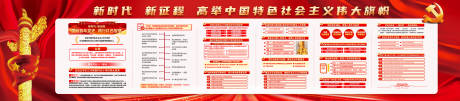 源文件下載【享設計】搜索編號：67790015585283207【黨建文化墻背景板】