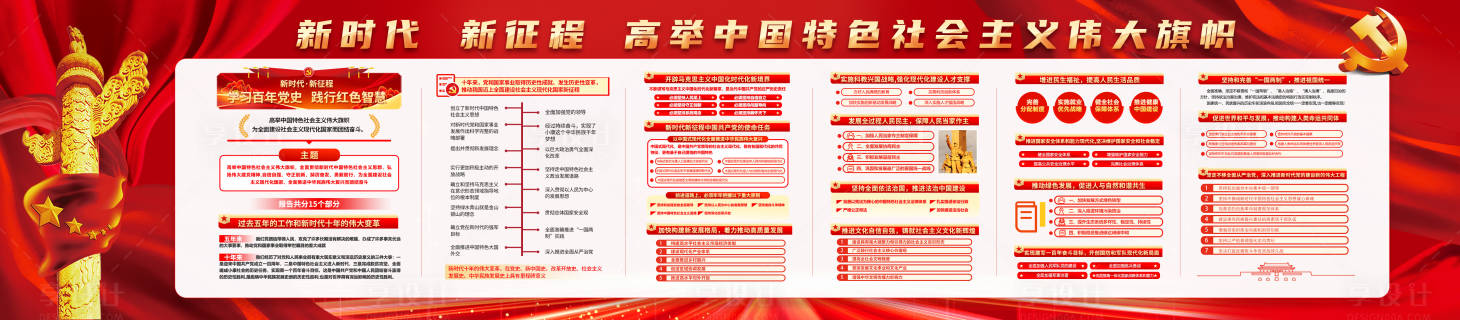 源文件下载【党建文化墙背景板】编号：67790015585283207